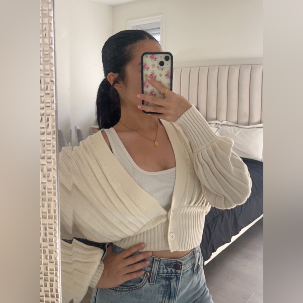 Wilfred Plunge Front Cardigan